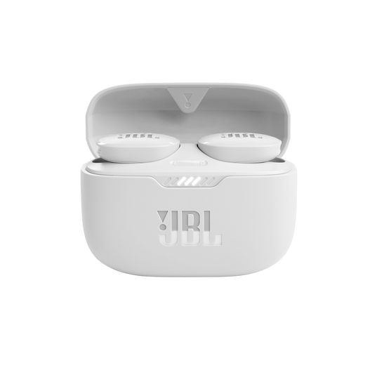 JBL Tune 130NC TWS - White - True wireless Noise Cancelling earbuds - Detailshot 1
